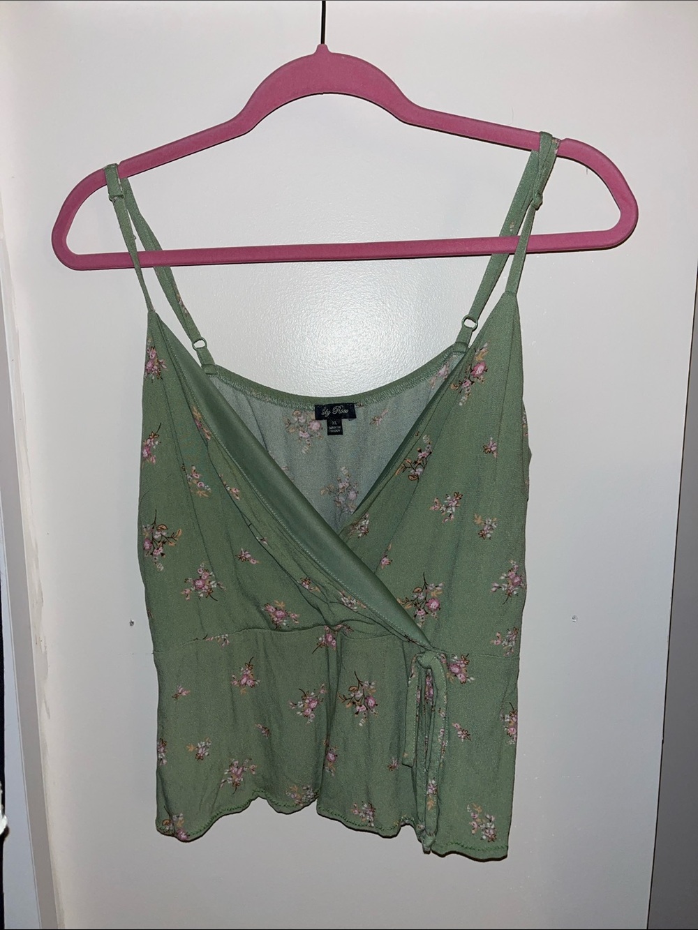 Lily Rose Sage Green Floral Top